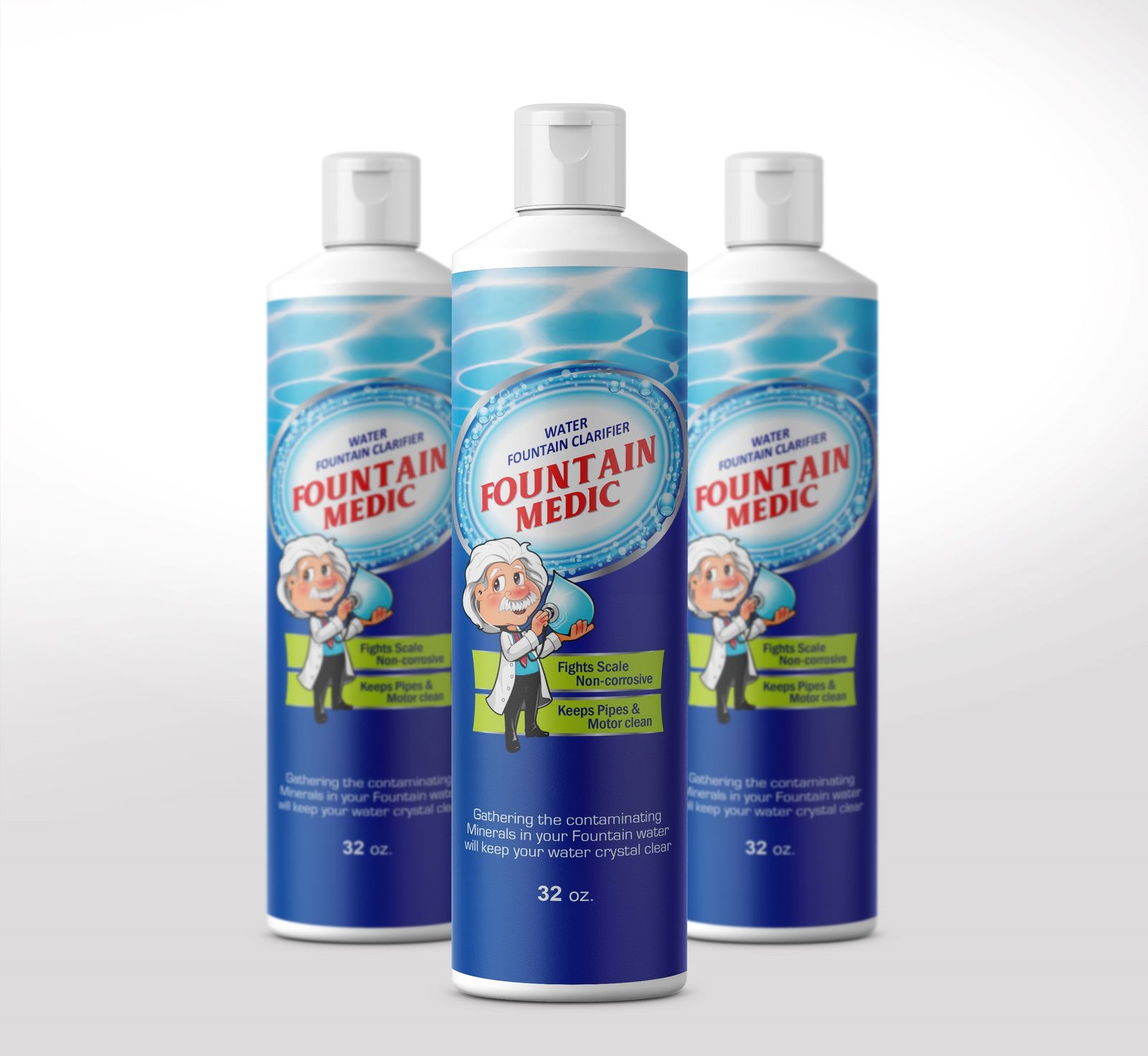 Fountain Medic bottles